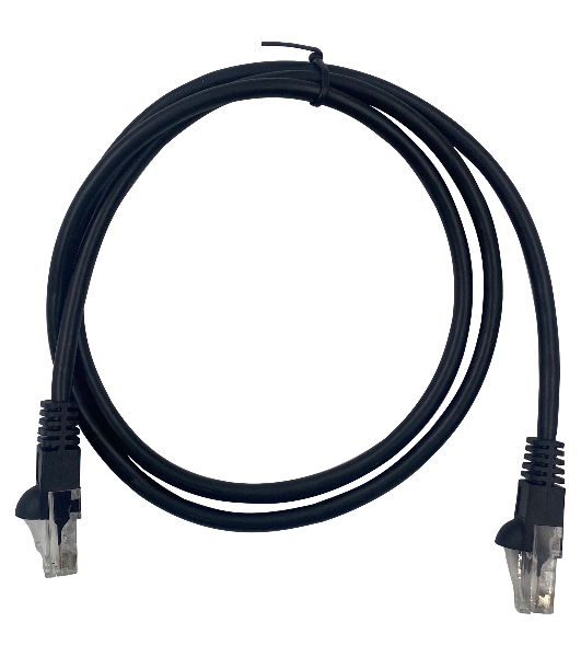 Патч-корд Buro UTP 4 пары cat.5e CCA molded 1м черный RJ-45 (m)-RJ-45 (m)