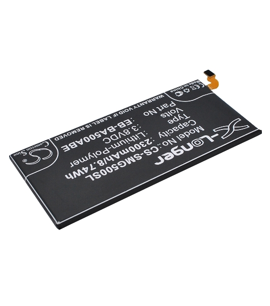Аккумулятор CameronSino CS-SMG500SL EB-BA500ABE для Samsung Galaxy A5 SM-A500F 3.8V, 2300mAh, 8.74Wh