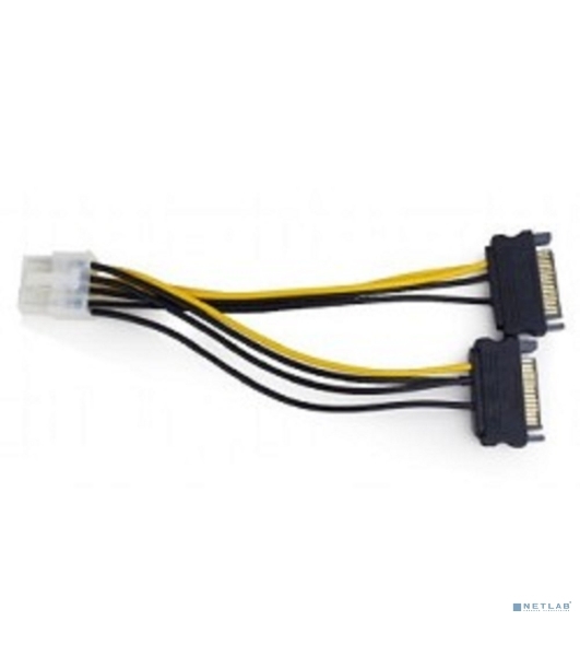 Разветвитель питания Cablexpert CC-PSU-83, 2xSATA->PCI-Express 8pin, для подключения в/к PCI-Е (8pin) к б/п ATX