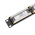 Панель коммутационная Rexant 19' PRO, 1U, 24 порта, UTP, RJ-45, CAT 6, фото 1