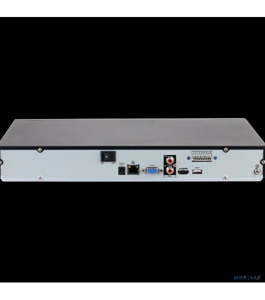 Видеорегистратор IP Dahua 8-канальный 4K и H.265+. Входящий поток до 160 Мбит/с; сжатие: H.265+, H.265, H.264+, H.264; разрешение записи до 12Мп; накопители: 2 SATA III до 20Тбайт; воспроизведение: 8кн