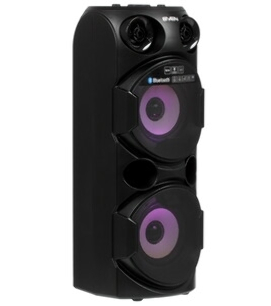 Колонка АС SVEN PS-750, черный (80 Вт, TWS, Bluetooth, FM, USB, microSD, LED-дисплей, 2х4400мА*ч)