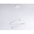 Светильник Ambrella light FL66291 WH белый 39W 3000K-6400K D500*1000 (ПДУ ИК), фото 1