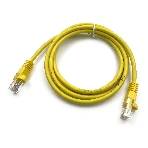 Патч-корд Buro UTP cat.5e 1.5м желтый RJ-45 (m)-RJ-45 (m), фото 1