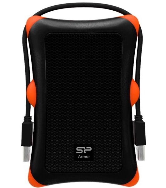 Внешний HDD 2.5' Silicon Power Armor A30, 2TB, USB 3.2 Gen 1 Type-A, 5400 rpm, черный