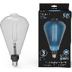 Лампа cветодиодная Gauss Filament ST164 6W 330lm 4000К Е27 gray straight LED, фото5