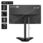Настольная подставка ExeGate EDM1-3210-11D (для одного монитора 15'-32', VESA 75x75, 100x100, макс. нагрузка 10 кг, наклон -45°/+45°, поворот -45°/+45°, регулировка по высоте, черный), фото6