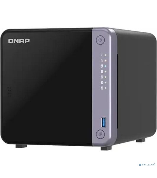 Сетевое хранилище NAS Qnap TS-432X-4G 4-bay настольный Alpine AL-524