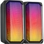 Акустическая система RGb 2.0 + Bluetooth, Qumo Charisma (ВТ 0054), 15ВТ, объемное звучание, отключаемая многорежимная RGb подсветка, USB+Jack 3,5мм, фото7