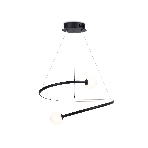 Светильник Ambrella light FL66293 BK черный 39W 3000K-6400K D500*1000 (ПДУ ИК), фото9