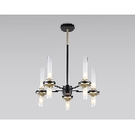 Люстра Ambrella light LH55351/10 BK/CGD/CL черный/золото/прозрачный G9/10 max 30W D550*690, фото3