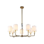 Люстра Ambrella light LH71503/7 BS/FR латунь/белый матовый E14*7 max 40W D840*640, фото11