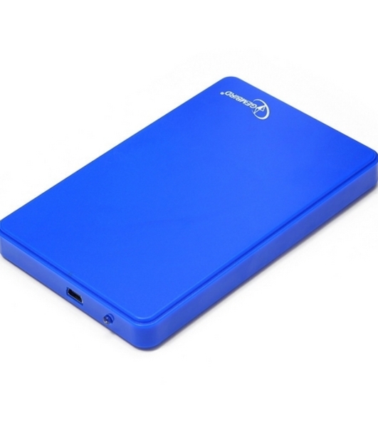 Контейнер для HDD Gembird EE2-U2S-40P-B Внешний корпус 2.5' EE2-U2S-40P-B, синий, USB 2.0, SATA, пластик