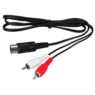 Шнур Rexant DIN 5 Pin - 2 RCA, длина 1,2 метра