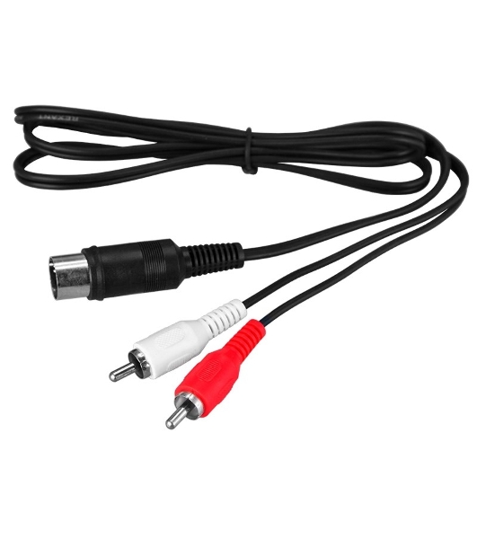 Шнур Rexant DIN 5 Pin - 2 RCA, длина 1,2 метра