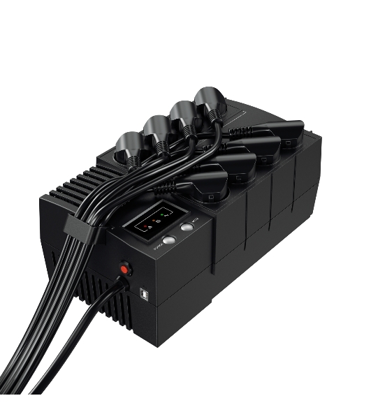 Источник бесперебойного питания CyberPower BS450E NEW/450 ВА/270 Вт/8 х CEE 7 (евророзетка)