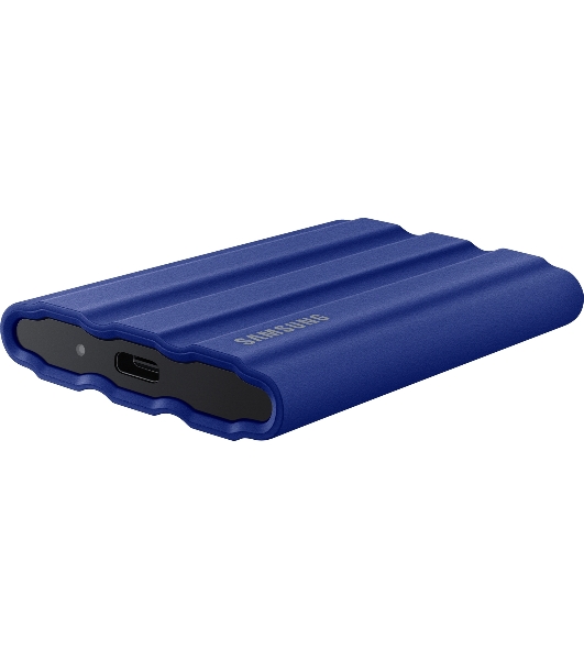 Внешний SSD Samsung T7 Shield, 1TB, USB 3.2 Gen 2 Type-C, R/W 1050/1000, синий