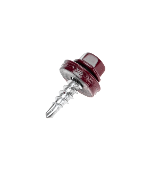 Саморез кровельный Kranz 4,8х19, окрашенный RAL 3005, короб (250 шт/уп)