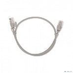 Патч-корд U/UTP Rexant cat.6a (10G), RJ45-RJ45, неэкранированный, 28AWG, LSZH, серый, 0.5 м, фото4