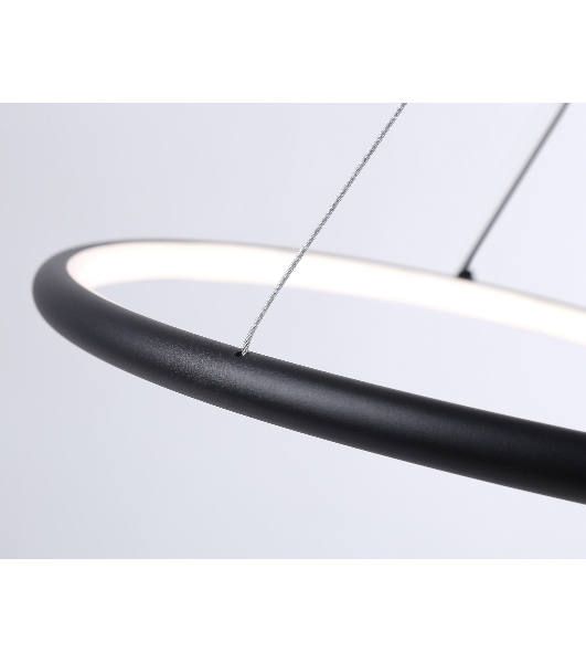 Светильник Ambrella light FL66293 BK черный 39W 3000K-6400K D500*1000 (ПДУ ИК)