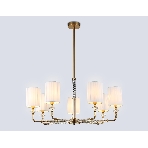 Люстра Ambrella light LH71503/7 BS/FR латунь/белый матовый E14*7 max 40W D840*640, фото10