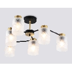 Светильник Ambrella light TR303325/6 BK/GD черный/золото E27/6 max 60W D680*270, фото7