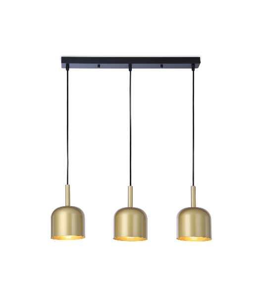 Светильник Ambrella light TR97118/3 GD/BK золото/черный E27*3 max 40W D130*113*1200