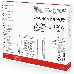 Прожектор светодиодный Gauss Elementary 100Вт 6600лм IP65 6500К черный ПРОМО, фото4