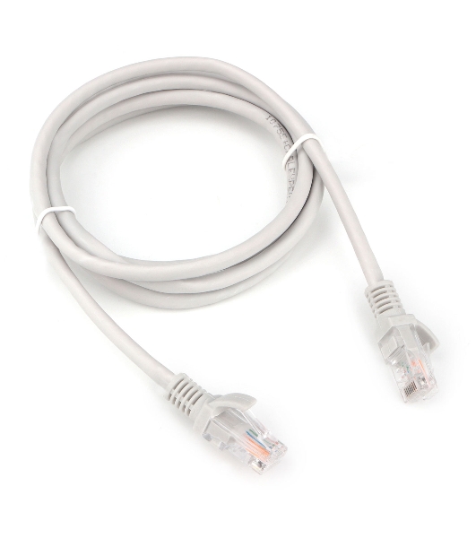 Патч-корд LSZH UTP Cablexpert PP31-1M cat.5e, 1м, литой, многожильный, серый