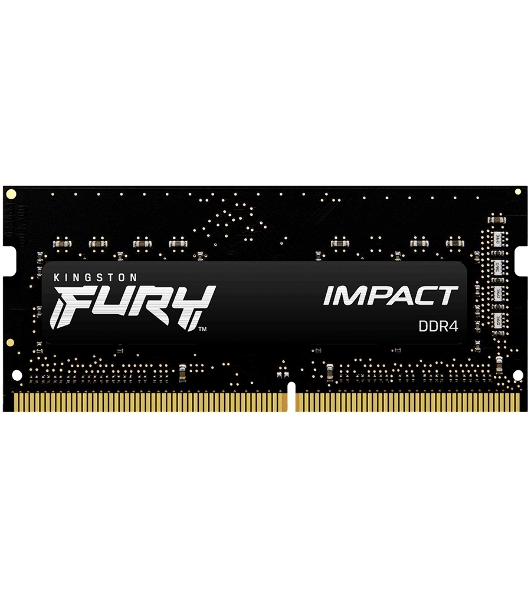 Оперативная память Kingston Fury Impact, DDR4, 8GB (1x8GB), 3200MHz, CL20, SO-DIMM