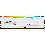Оперативная память Kingston Fury Beast, DDR5, 32Gb (1x32GB), 5600MHz, CL36, DIMM, радиатор, RGB, белый, фото10