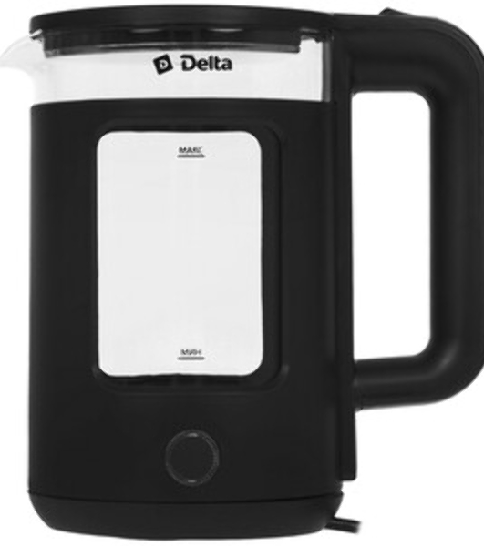 Чайник электрический Delta DL-1112 черный