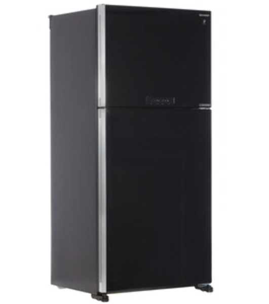 Холодильник Sharp SJ-XG60PMBK черный двухкамерный 422/178 л морозилка сверху, No Frost