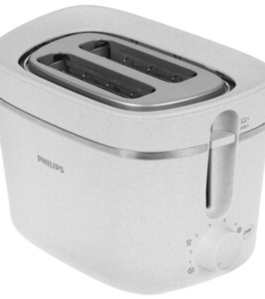 Тостер Philips HD2640/10 белый, 830 Вт, 2 слота