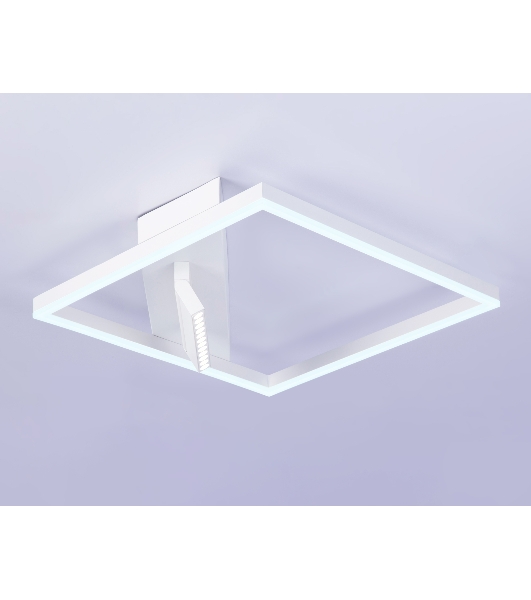 Светильник Ambrella light FL51463/1+1 WH белый 70W 3000K-6400K+4200K 500*500*110 (ПДУ РАДИО 2.4G)