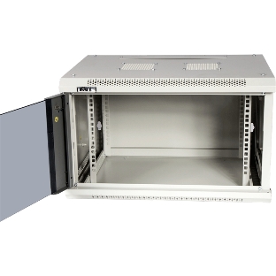 Шкаф настенный серии Pro, 15U 600x600, стеклянная дверь