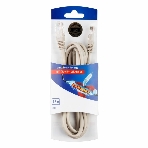 Пaтч-корд U/UTP Rexant, cat.5e, RJ45-RJ45, неэкранированный, PVC серый, 1,5м, фото 1