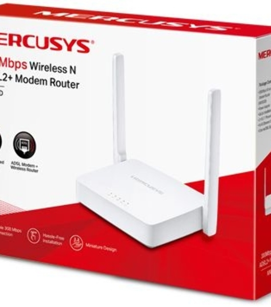 Роутер беспроводной Mercusys MW300D N300 10/100BASE-TX/ADSL