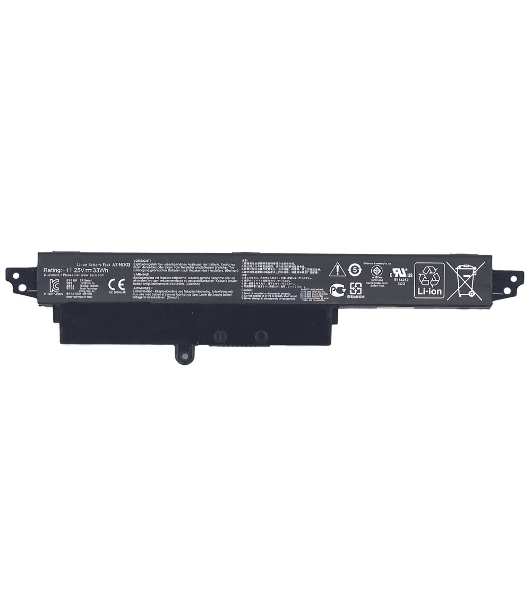 Аккумуляторная батарея для ноутбука Asus VivoBook F200CA 11.25V 33Wh черный