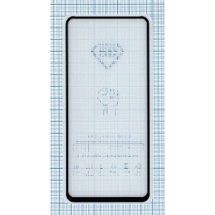 Защитное стекло 'Полное покрытие' для Xiaomi Redmi Note 9 Pro черный