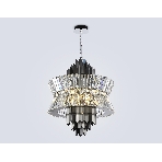 Люстра Ambrella light LH41020/12 BK/CL черный/прозрачный E14*12 max 40W D560*660, фото7