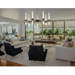 Люстра Ambrella light LH55353/14 BK/CGD/CL черный/золото/прозрачный G9/14 max 30W D750*690, фото6