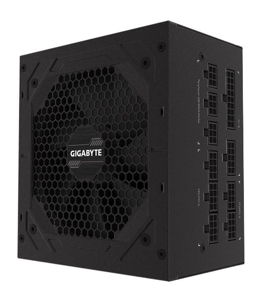 Блок питания Gigabyte P750GM (GP-P750GM), 750Вт, 80 PLUS Gold, 120мм, модульный, черный