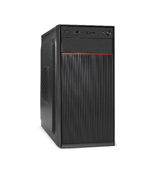Компьютерный корпус Minitower ExeGate BAA-113-AAA400 (mATX, БП AAA400 с вент. 8см, 2*USB, аудио, черный)