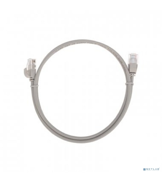 Патч-корд U/UTP Rexant cat.6a (10G), RJ45-RJ45, неэкранированный, 28AWG, LSZH, серый, 1 м