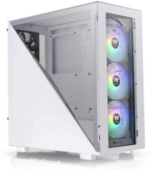 Компьютерный корпус Thermaltake Divider 300 TG ARGb белый без БП ATX 2x120мм 2xUSB 3.0 audio front door bott PSU