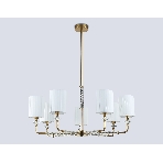 Люстра Ambrella light LH71503/7 BS/FR латунь/белый матовый E14*7 max 40W D840*640, фото7