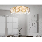 Светильник Ambrella light TR5327/6 GD/FR золото/белый матовый E14/6 max 40W D606*230, фото4