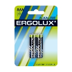 Элемент питания алкалиновый Ergolux LR03 BL-2 1.5В Alkaline (блист.2шт), фото 1