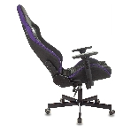 Кресло Knight OUTRIDER черный/фиолетовый, экокожа, 120 кг, механизм качания, фото2